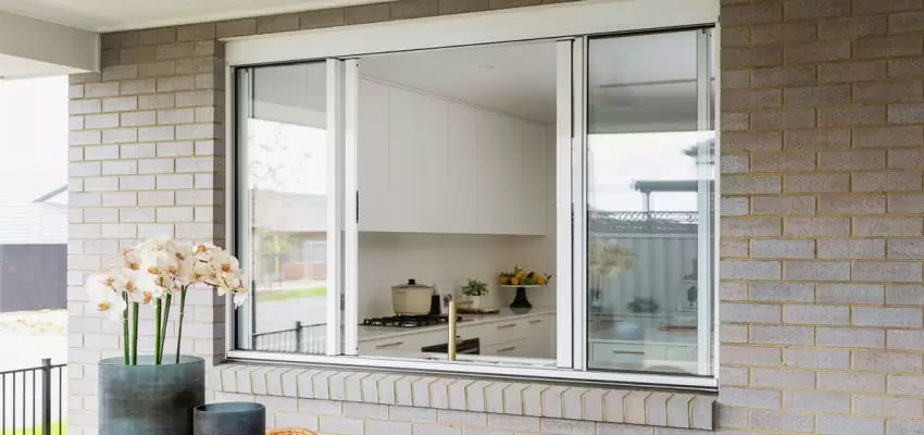Sliding Windows - horizontal sliding panels perfect for wide openings